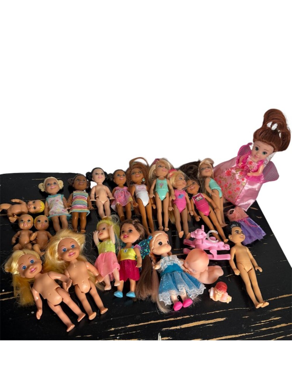 Barbie Club Chelsea Kelly Toy Dolls Babies Lot